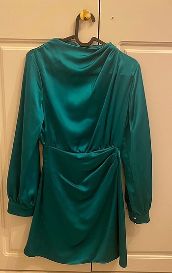 xs Beden Zara Saten Elbise