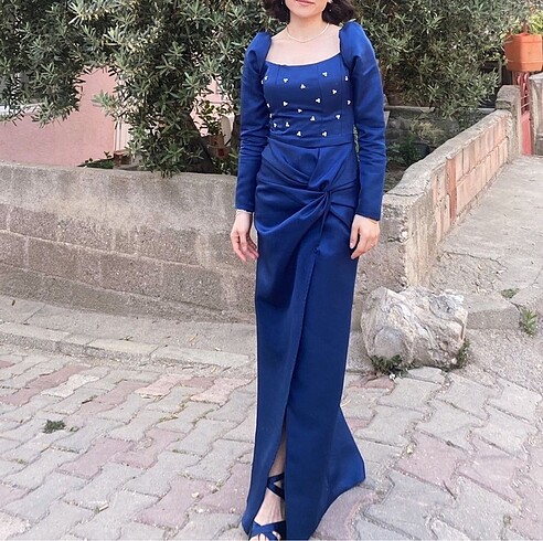Kalın Saten Abiye
