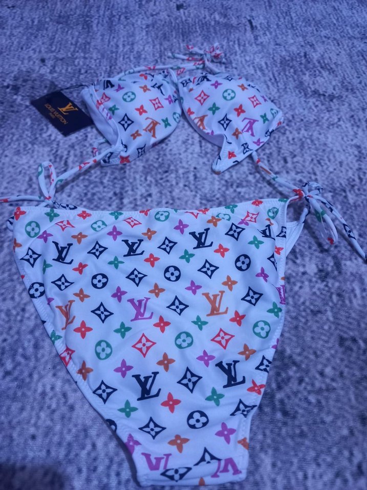 Çok Renkli Desenli Mini Bikini - Görsel 2