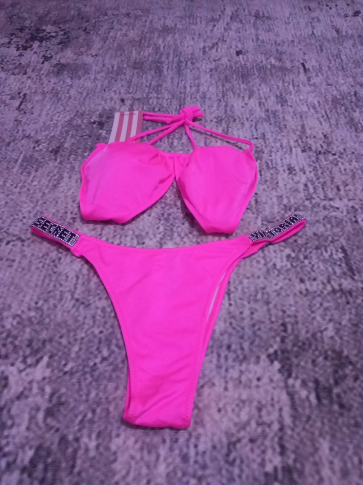 Mctoria Pembe İpli Bikini Takımı - Görsel 2