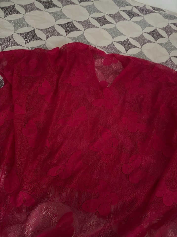 Pembe kelebekli pareo - Görsel 2