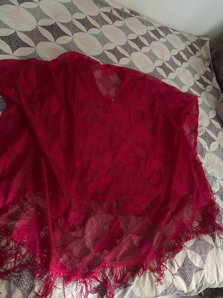 Pembe kelebekli pareo - Görsel 3