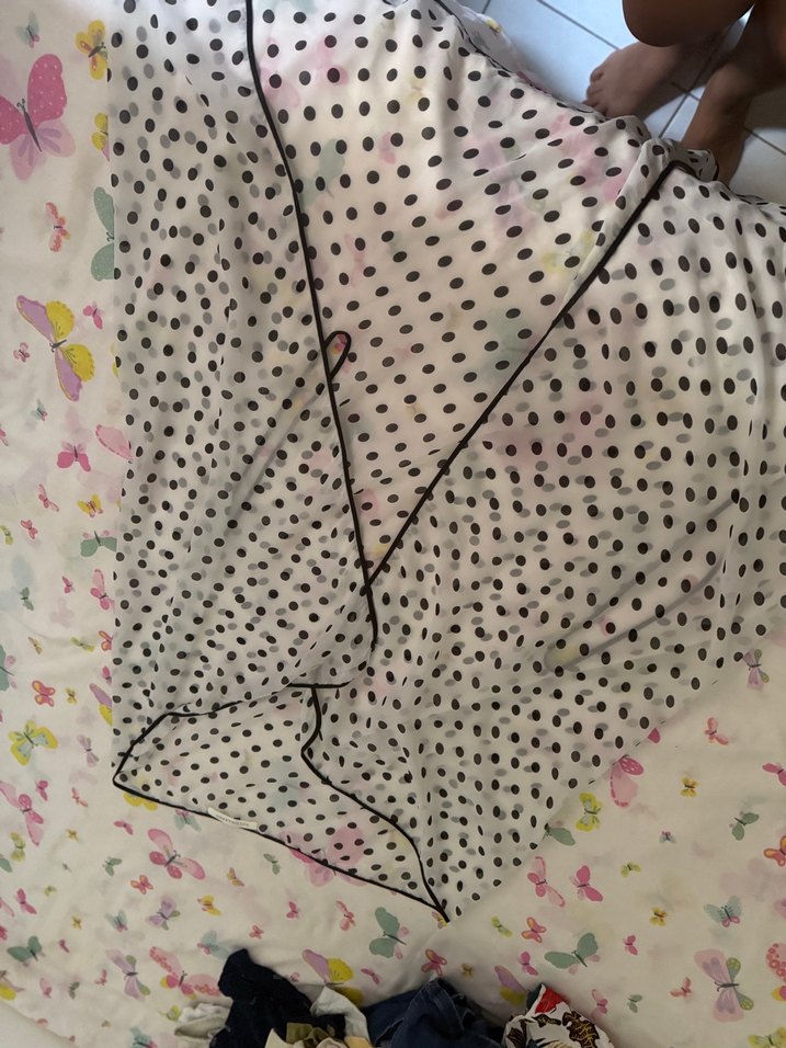 Puantiye Desenli Pareo - Görsel 3