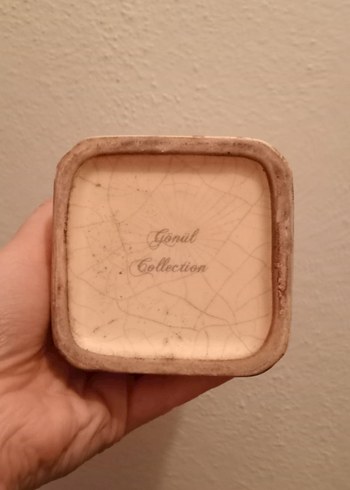 Pastel Bej Seramik Vazo - Görsel 2