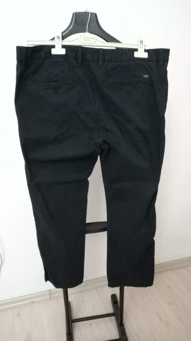 Erkek Siyah Kemerli Denim Pantolon - Görsel 2