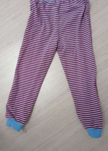 Mor Çizgili Kız Çocuk Tayt - Görsel 4