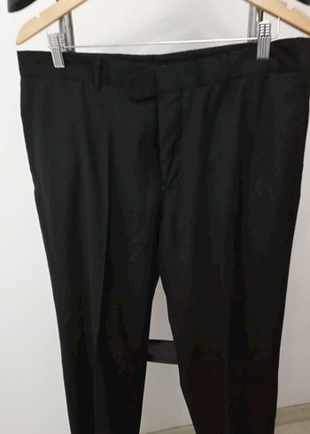 Siyah Kemerli Erkek Ofis Pantolonu - Görsel 4