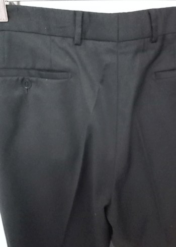 Siyah Kemerli Erkek Ofis Pantolonu - Görsel 7