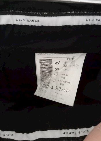 Siyah Kemerli Erkek Ofis Pantolonu - Görsel 2