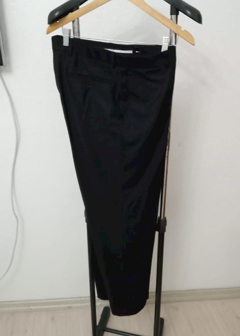 Siyah Kemerli Erkek Ofis Pantolonu - Görsel 3