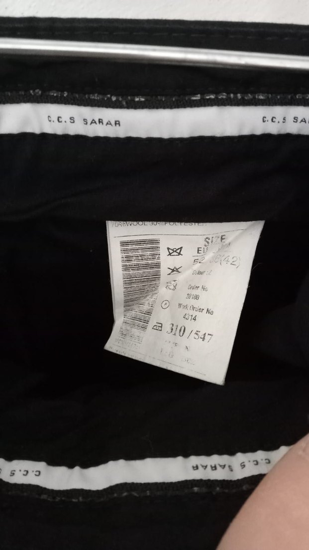 Siyah Kemerli Erkek Ofis Pantolonu - Görsel 2