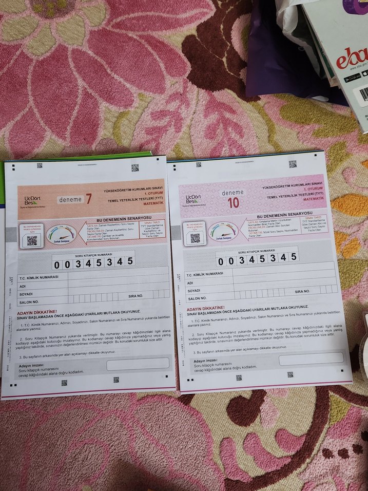 Çap yayınları tyt mat branş, 345 2 tane tyt mat branş - Görsel 2