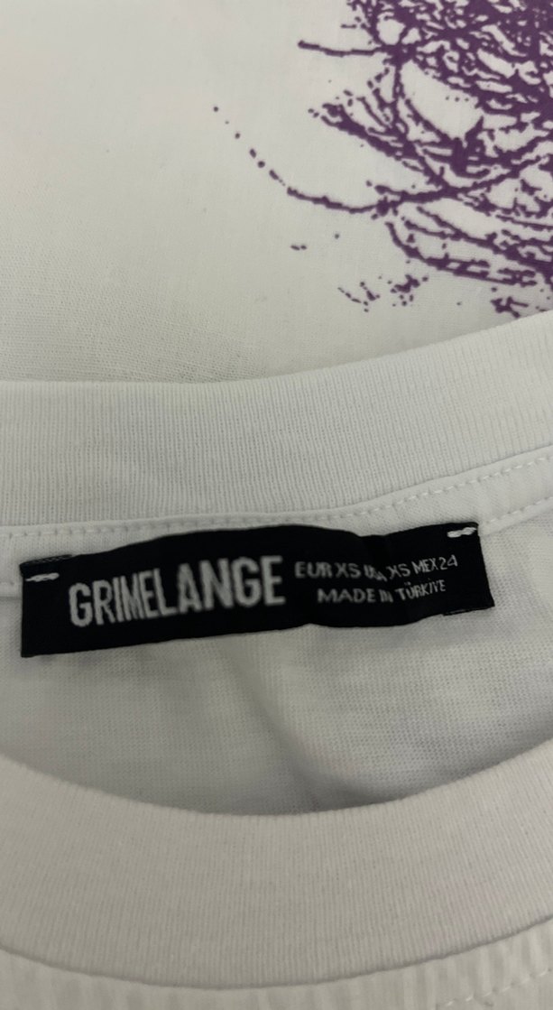 Beyaz Baskılı Hamile Tişörtü, Kısa Kollu, bir sefer kullanıldı - Görsel 4