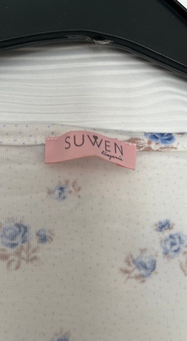 Uzun Kollu V Yaka Hamile Gecelik - Görsel 4