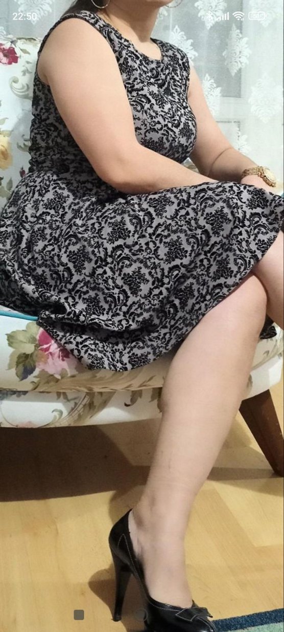 Gri Dantel Midi Straplez Gotik Elbise - Görsel 4