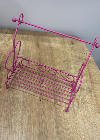 Pembe Bohem Tarzı Mutfak Havlusu Askısı - Görsel 2