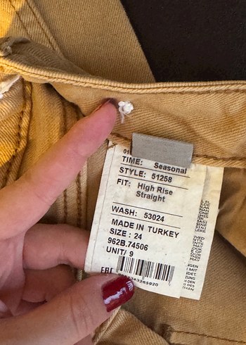 LTB LTB Bej-Kahve Yüksek Bel Regular Fit Kadın Denim Pantolon