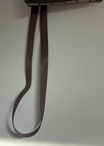 Örgü Desenli Kahverengi mor Kadın Çanta - Görsel 3