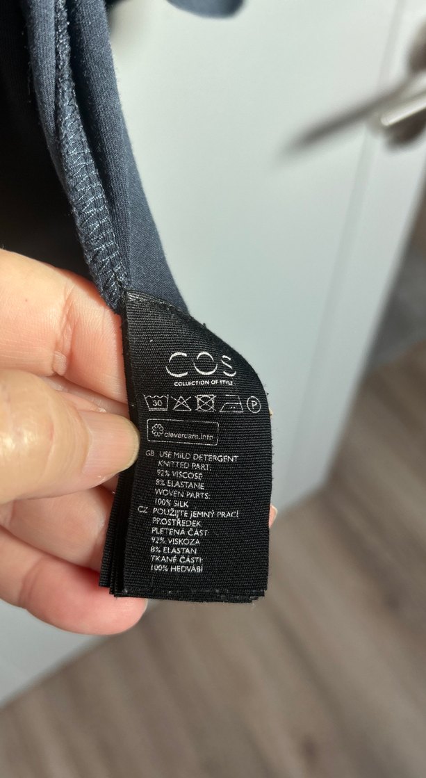 Lacivert  Uzun Kollu Klasik tunik - Görsel 4