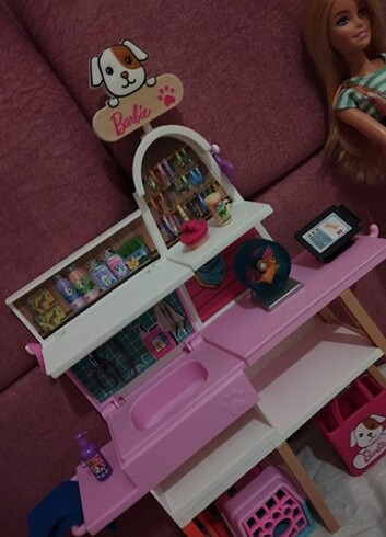 Barbie Barbie veteriner oyuncak seti