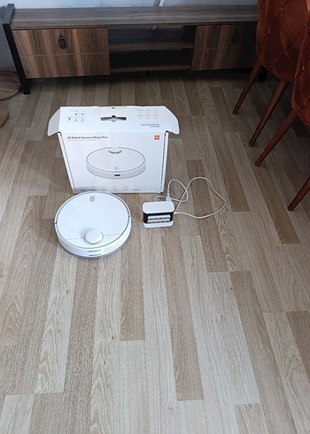 Beyaz Robot Süpürge Xiaomi Mi robot Vacuum Mop 2 Pro