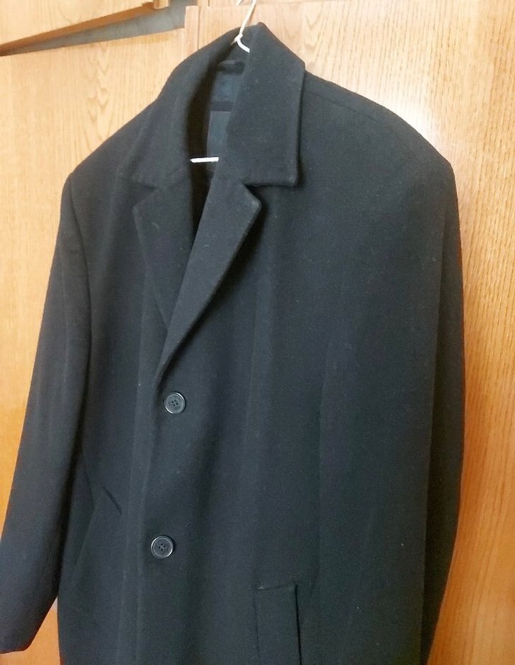 Erkek yun kaban Palto - Görsel 2