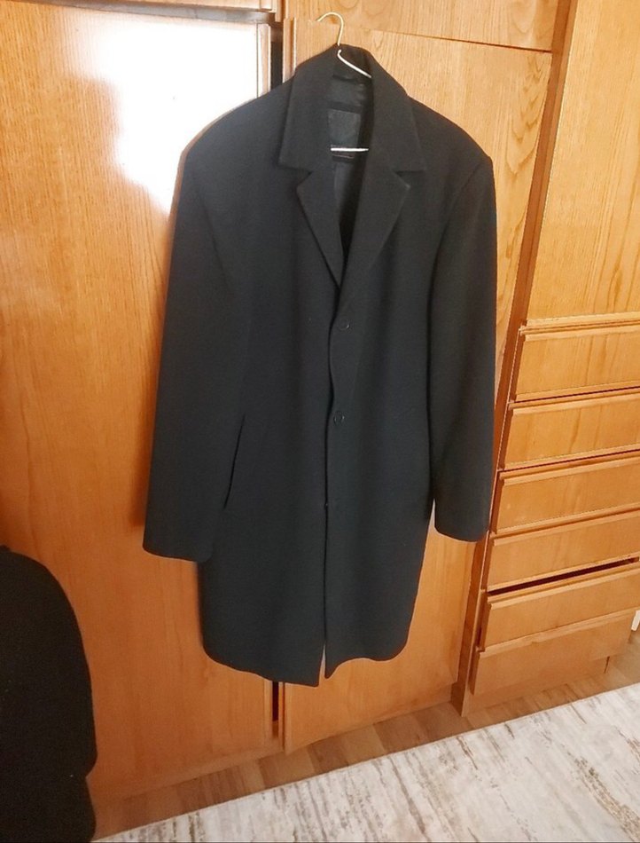 Erkek yun kaban Palto - Görsel 4