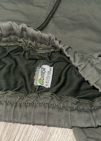 Çocuk Kahverengi Baskılı Salaş Eşofman Altı ve yeşil eşofman - Görsel 7