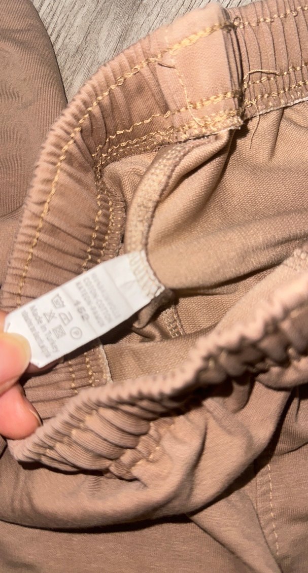 Çocuk Kahverengi Baskılı Salaş Eşofman Altı ve yeşil eşofman - Görsel 5