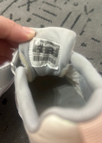 Kız Çocuk Gri Bağcıklı Cırtcırtlı Spor Ayakkabı - Görsel 6