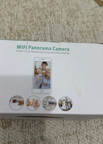 Bej WiFi Panorama Bebek Kamerası
Hiç kullanılmadı - Görsel 2