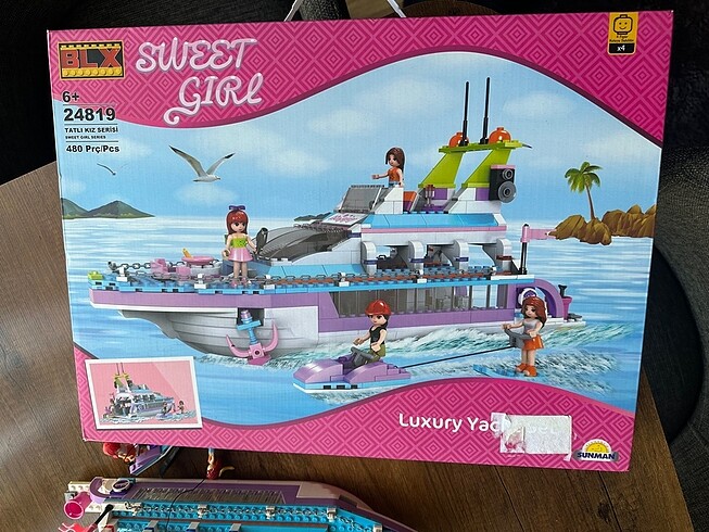 blx sweet girl lego luxury yacht set