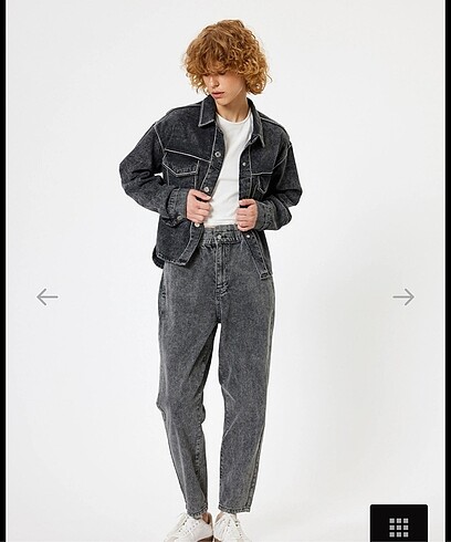 Baggy jeans siyah