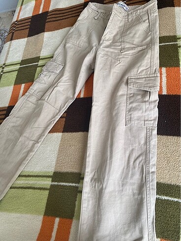 bej kargo cep pantolon