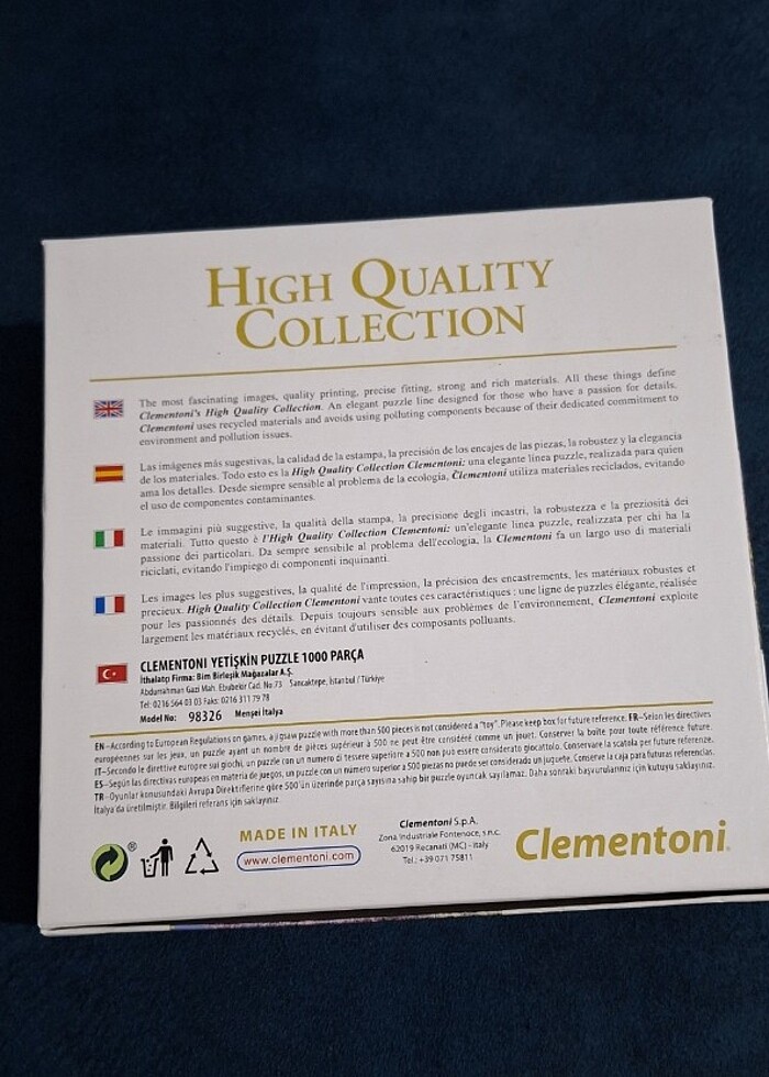 Clementoni 1000 parça puzzle - Görsel 4
