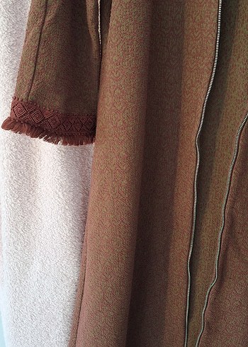 Kadın Uzun Fermuarlı Bohem Kaban - Görsel 3