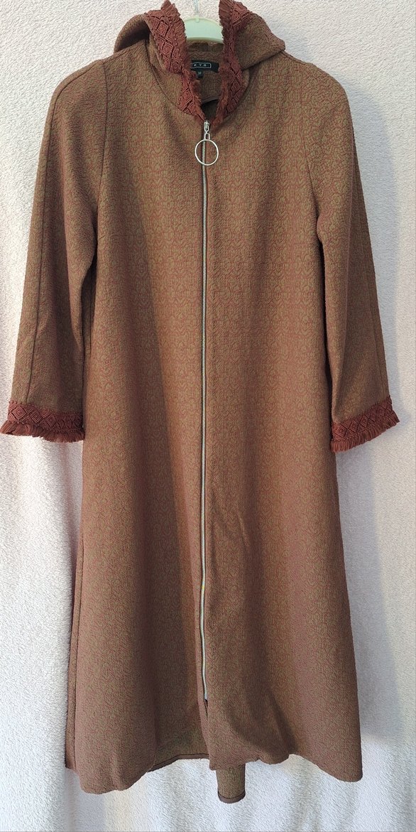 Kadın Uzun Fermuarlı Bohem Kaban - Görsel 2