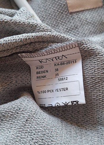 Nakışlı Bohem Gri Uzun giy Çık tunik - Görsel 8