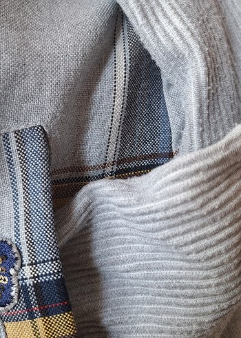 seçil Gri Nakışlı tunik - Görsel 7