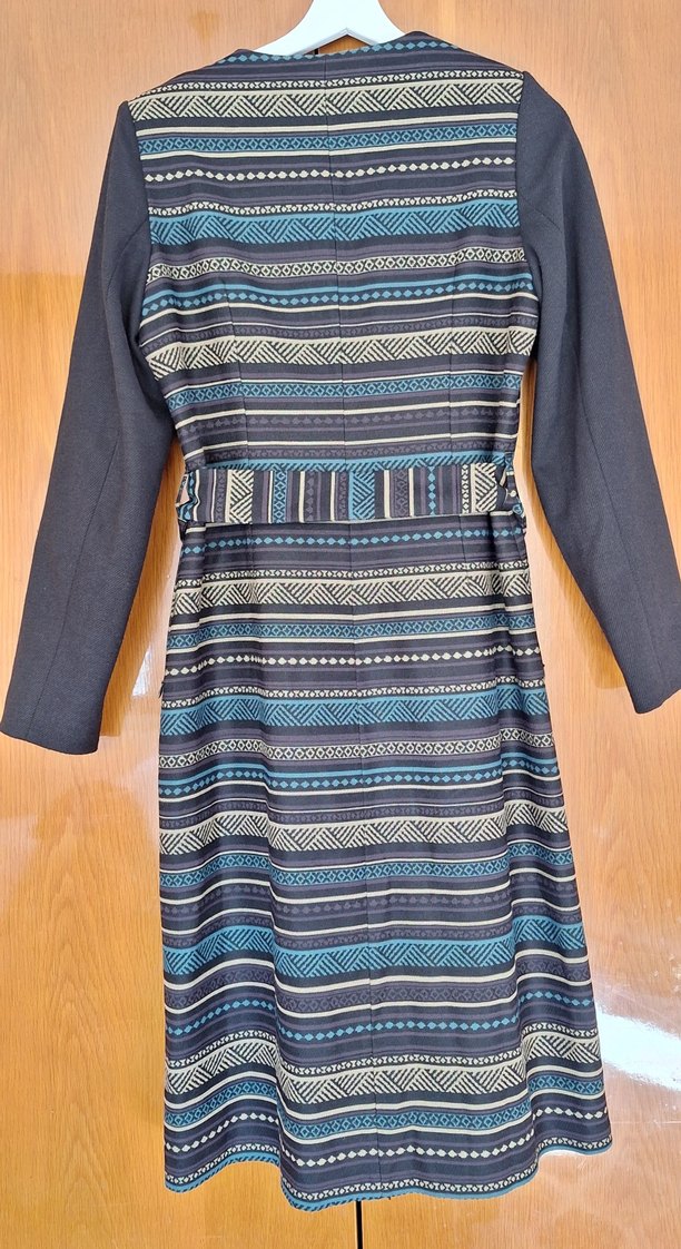 Desenli Kemerli Uzun Kaban - Görsel 3