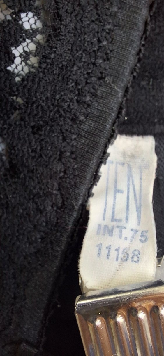 Siyah Gotik Vintage Sütyen - Görsel 3