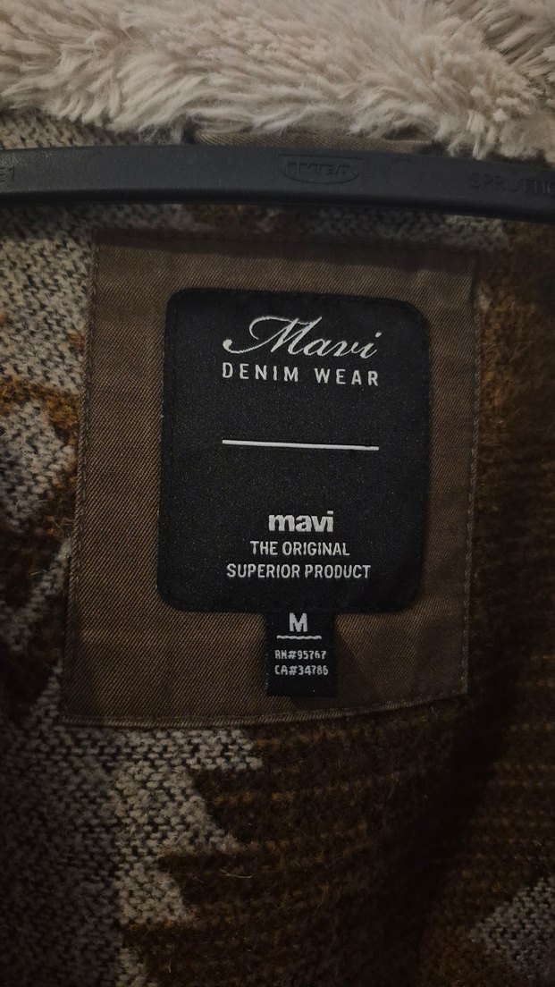 Mavi Marka M Beden Kadın Kürklü Mont - Görsel 4