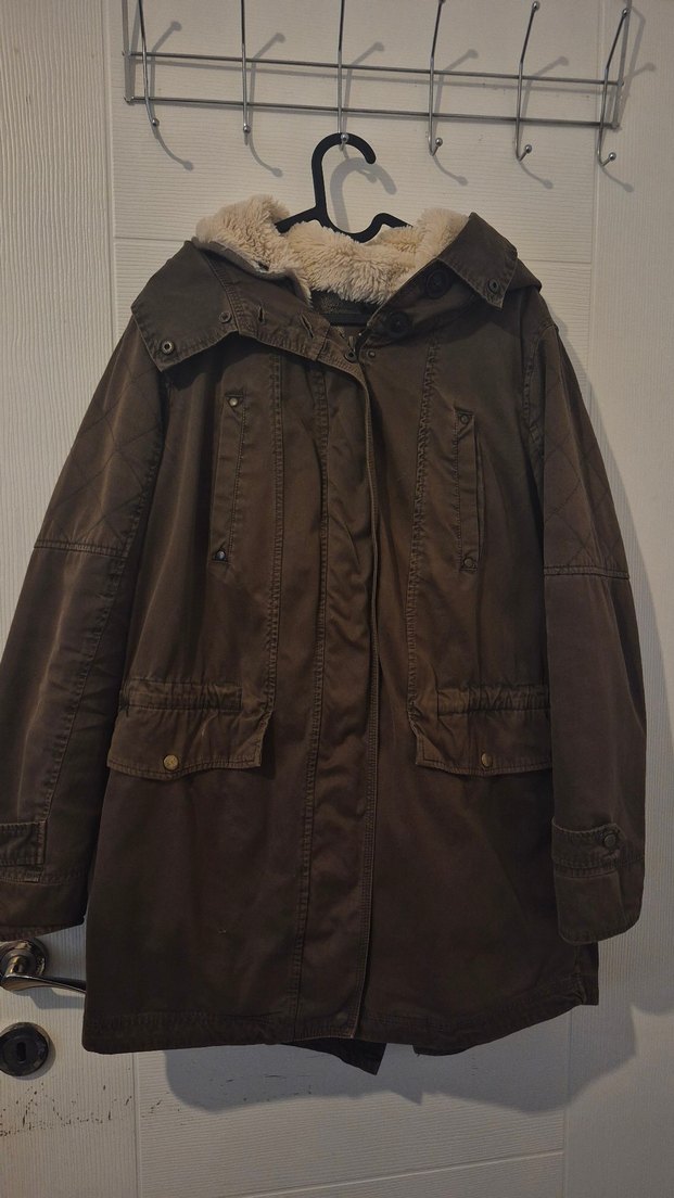 Mavi Marka M Beden Kadın Kürklü Mont - Görsel 2