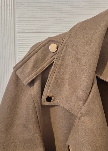 Gusto Marka L Beden Bej Kadın Ceket - Görsel 3