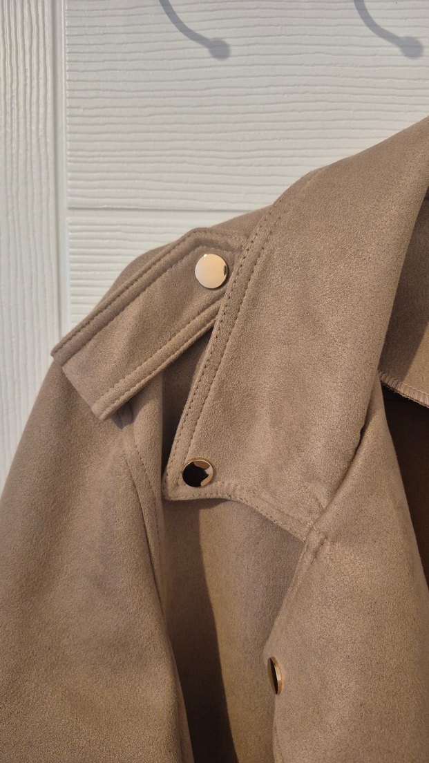 Gusto Marka L Beden Bej Kadın Ceket - Görsel 3