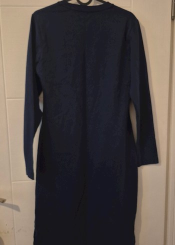 Reebok M Beden Kadın Lacivert Uzun Kollu Elbise - Görsel 2