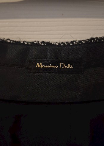 Massimo Dutti 40 Beden Alacalı Yün Kadın Pantolon - Görsel 3