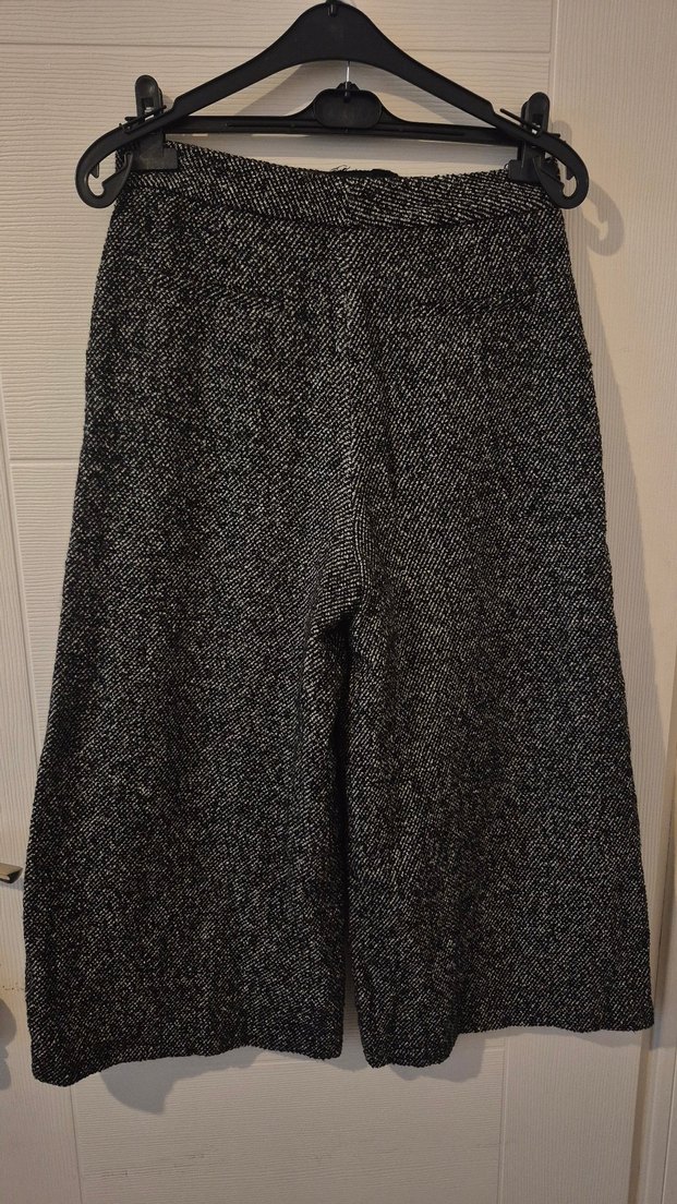 Massimo Dutti 40 Beden Alacalı Yün Kadın Pantolon - Görsel 2