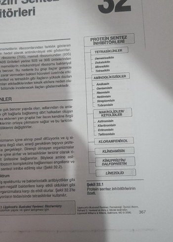 Beden Renk Lippincott's Farmakoloji Kitabi fotokopisi