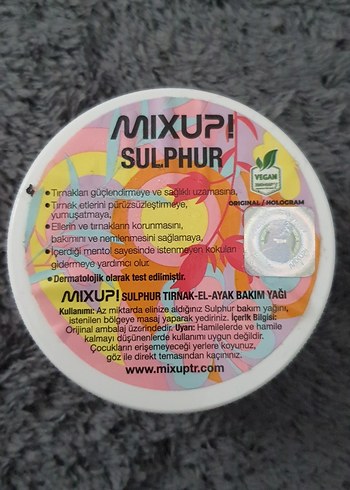 Mixup! Sülfürlü Tırnak-El-Ayak Bakım Yağı